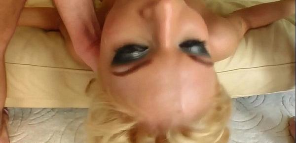  Victoria Shine in gonzo blowgang bukkake scene by Cum For Cover